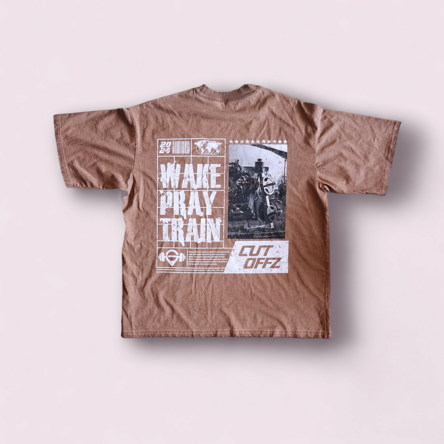 Cutoffz Tees: Wake, Pray, Train Edition