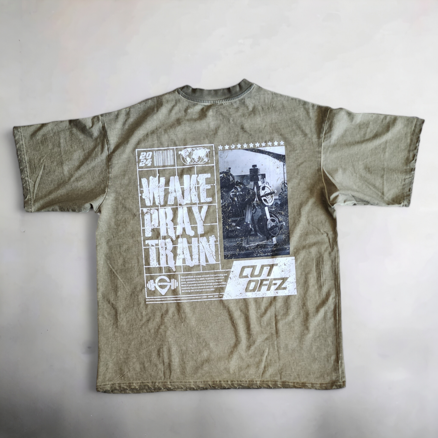 Cutoffz Tees: Wake, Pray, Train Edition