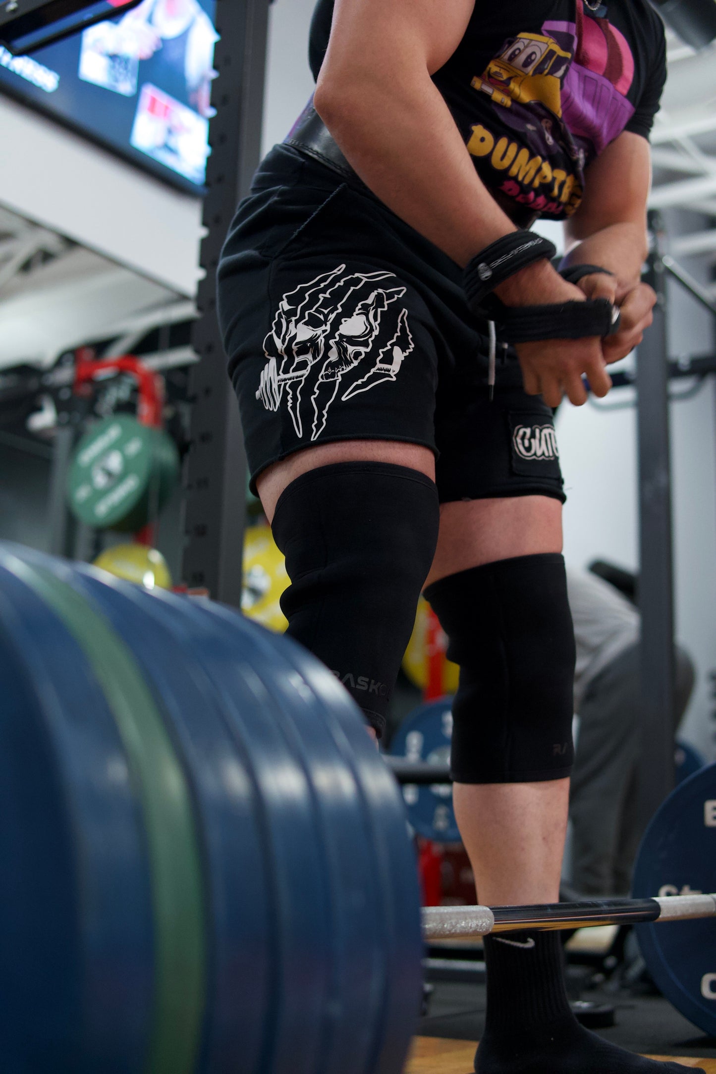 Black Rogue Skull Shorts